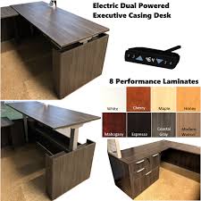 The u shaped workstation desks are sturdy and durable, assuring you of a long lifetime. Executive Sit To Stand U Shaped Executive Desk Sit Stand U Desk Set