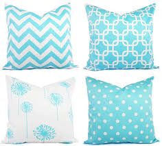 One Teal Decorative Throw Pillow Cover Teal And White Pillow Etsy Throw Pillows Teal Throw Pillows Decorative Throw Pillow Covers