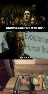 If i use 100% of my brain then it will be like the big bang. What If We Used 100 Percent Of The Brain Know Your Meme