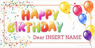 Happy birthday birthday greeting card greeting happy love celebration card decoration birthday card. Happy Birthday Banner Template Free Novocom Top