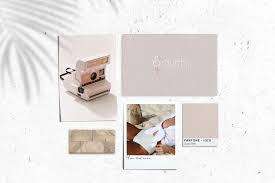 Natural Mood Board Mockup Psd Mood Board Stationery Mockup Branding Mockups