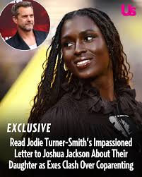 Jodie Turner-Smith explains her perspective to ex-husband Joshua Jackson  amid their coparenting disagreements in a heartfelt letter exclusively  obtained by 𝘜𝘴. Read what the actress wrote about travel plans, her  custody arrangement