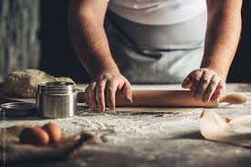 Baker Rolling Dough By Lumina Cooking Baker Food