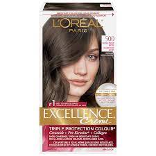 It's the ideal brown color to switch up your hairstyle in the wintertime. L Oreal Excellence Creme 500 Neutral Medium Brown London Drugs