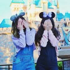 Check spelling or type a new query. Discovered By Princess Rose Find Images And Videos About Disney And Friendship On We Heart It Best Friend Poses Bff Photoshoot Poses Sisters Photoshoot Poses