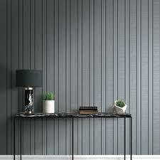 Great prices, excellent customer service. Pear Tree Studios Broad Stripe Dark Grey Blue Metallic Wallpaper Uk50202