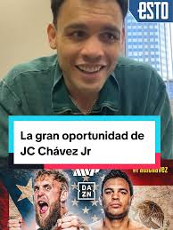 Es la revancha que la vida le dio a Julio César Chávez Jr 🇲🇽🥊🔥 El  pugilista mexicano se enfrentará contra Jake Paul después de todas las  polémicas en las que estuvo involucrado y confesó para el ESTO ...