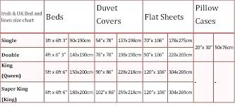 Bed Sizes Chart Ingilterevizesi Co