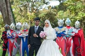 Berkat kehadiran kilby, perempuan berusia 40 tahun itu dapat mendengar kembali detak jantung mendiang putranya menggunakan stetoskop yang. Wedding Party With Super Hero Of Japan Pesta Pernikahan Bersama Super Hero Jepang Eng Id Steemit