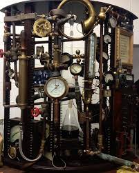 Yes Please Antiquated Complicated Steampunk Coffee Machine Voted Most Innovative Of London Coffee Fes Steampunk Coffee Steampunk House Coffee Machine