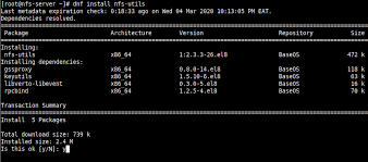 How To Set Up Nfs Server And Client On Centos 8