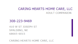 A caring heart of arizona, llc is contracted statewide to provide attendant care, habilitation, respite, housekeeping and individually designed living arrangements. 1356822985 Npi Number Caring Hearts Home Care Llc Spalding Ne Npi Registry Medical Coding Library Www Hipaaspace Com C 2021