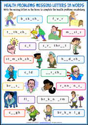 You may ask how can i improve my english vocabulary? Health Problems Esl Vocabulary Worksheets
