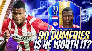 Tots dumfries team takedown vs capguntom! This Card Is A Machine 90 Tots Dumfries Fifa 19 Ultimate Team Youtube