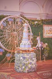 Gold Pastel Carousel Themed Baby Shower Party Rentals And Decor By Gilded Group Dec Baby Girl Shower Themes Baby Shower Table Decorations Baby Shower Themes
