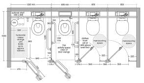 Toilet compartment doors, including door hardware, shall comply with 404 except that if the approach is to the latch side of the compartment door, clearance ambulatory accessible compartments shall have a depth of 60 inches (1525 mm) minimum and a width of 35 inches (890 mm) minimum and 37. Complying With Doc M