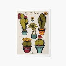 Cacti art print printable art watercolor cactus hand painted watercolor botanical decor purple pink poster, geometric shapes, abstract design, mid century, geometric cactus watercolor print, succulent wall art, nopales art, mammillaria cactus. Succulent Art Board Prints Redbubble