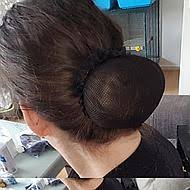 This bun is intended for a. Harrys Horse Hair Net Bun Cover Black Agradi Com