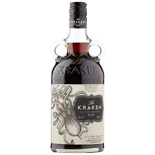 Then pour in the rum and crushed ice. Drinkar Pa Kraken Rum