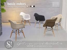 Simcredible S Dual Channel Chair Sims 4 Kitchen Sims 4 4 Dining Chairs