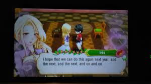 The first SoS was my first ever game so seeing moments like celebrating my  birthday with Iris felt so special to me, haha. It was really adorable :) :  r/storyofseasons