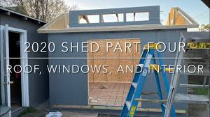 Maybe you would like to learn more about one of these? Building A Yardline Stirling Shed Part 4 Roofing Windows And Interior Youtube