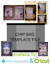 This image is commercial use resource. Chip Bag Template Silhouette Studio File Chip Bag File Chip Etsy Chip Bag Template Chip Bags Chip Bag Template Free