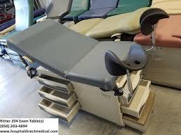 Ritter 204 Exam Table Ob Gyn Leg Pieces And Upholstery Warmer Included Ritter Warmers Upholstery Exam