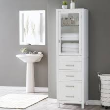 Click to add item zenna home® 12w x 10d x 67h white linen cabinet to the compare list. Image Result For Modern Freestanding Linen Closet Tall Bathroom Storage Tall Bathroom Storage Cabinet Bathroom Floor Cabinets