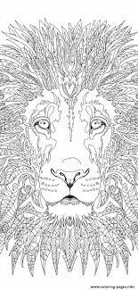 These lion coloring pages might just inspire your child to learn about life science. Advanced Lion Adult Coloring Pages Printable