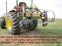 Tractor 3 Point Hitch Garden Bedder Raised Bed Making Attachment In 2021 Hitch Attachments 3 Point Hitch Attachments Garden Tractor