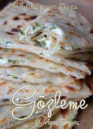 Gozleme Crepes Turques Au Fromage Recette Recettes De Cuisine Cuisine Recette Turque