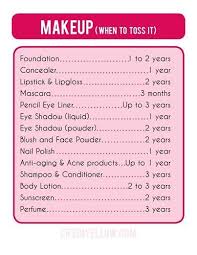 makeup expiration chart via life in yellow beauty makeup