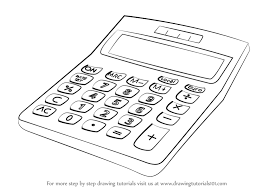 Includes all the functions and options you might need. Learn How To Draw A Calculator Everyday Objects Step By Step Drawing Tutorials