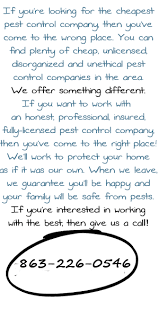 Four of its five employees are state certified pest control operators. Best Pest Control Of Brandon Fl