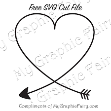 Cricut Png Sihouette Cameo Svg Jpeg Valentines Love Arrow Cut File Vector Clip Art Art Collectibles Kromasol Com