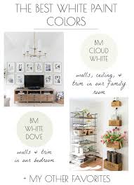 It's a bright fresh white with just a touch of pink that is barely visible, but really gives it a pretty soft warmth and keeps. The Best White Paint Colors My Tried True Favorites Driven By Decor