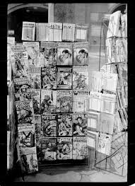 Magazines At Newsstand Saint Louis Missouri 1939 Vintage Comics Comic Books