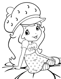 Bunga, binatang, pemandangan, buah, tersedia gratis untuk didownload. Strawberry Shortcake 37 Coloringcolor Com