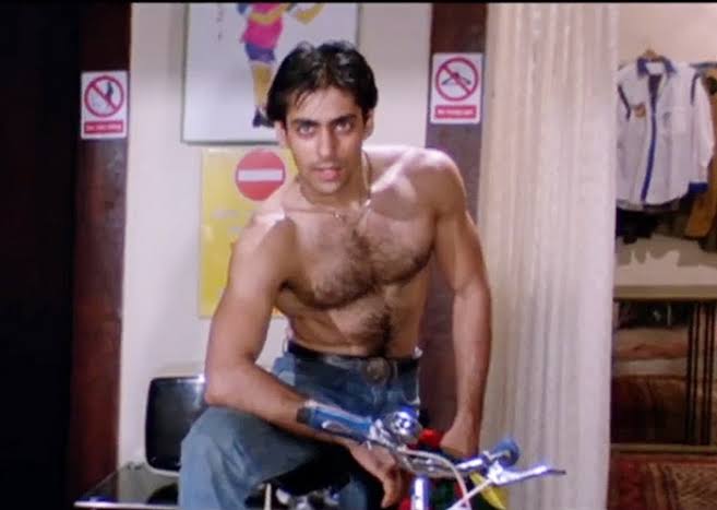 Image result for maine pyar kiya salman khan shirtless"