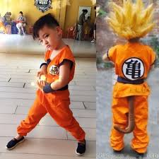 Blast Into The Life Of Super Saiyan Goku From The Famous Anime Tv Series Dragon Ball Z With This Amazing Cosplay Co Goku Costume Halloween Kids Kids Costumes