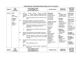 Jawapan buku teks bahasa melayu tahun 6 sjkc. Rancangan Tahunan Bm Sk Tahun 6