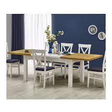 Table salle à manger en solde. Table A Manger Extensible Blanche En Bois Pour Salle A Manger Donna