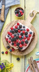 Sommer Dessert Brownie Beeren Torte Hellofresh Blog Rezept Sommer Dessert Beeren Torte Einfacher Nachtisch