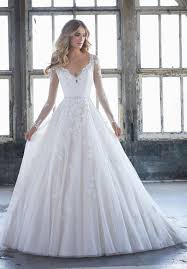 Mori Lee 8225 Katherine Long Sleeve A Line Wedding Dress Mori Lee Wedding Dress Wedding Dress Long Sleeve Ball Gowns Wedding