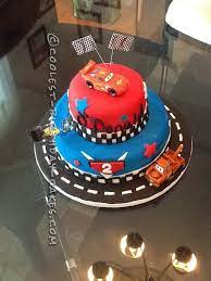 Birthday cake to a 2 year old boy Coolest Cars 2 Cake For A 2 Year Old Boy Toddler Boy Birthday Cars Theme Birthday Party Car Birthday Theme