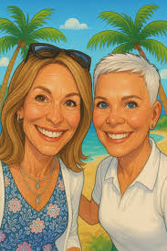 Heading to the next adventure of the day! See ya soon Kathy Remington and  Mary Ann Reilly