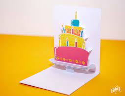 Download Awesome Svgs Layered Cake Pop Up Bithday Card