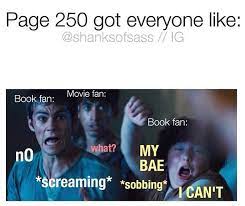 I Can T Stop Laughing At Chuck S Face Haha But It Is The Exactly Same Face As Mine When I Read The Final Wor Maze Runner Trilogy Maze Runner Funny Maze Runner