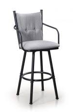 Counter height chairs back and high legs are created from top quality asian hardwood also known as (rubber wood) gives stability and durability to these counter height chairs, as all furniture should. Metal Bar Stools Available In Multiple Colors Finishes